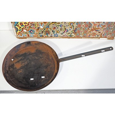 Large Steel Frying Pan