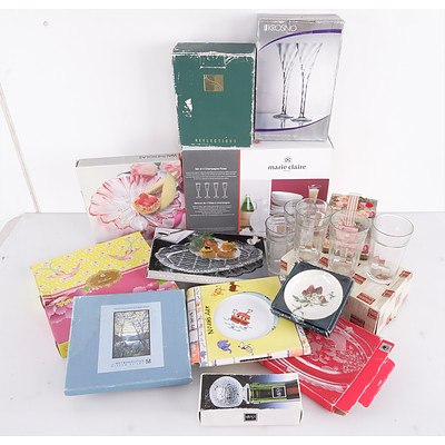 Group of Assorted Boxed Homewares including Krosno