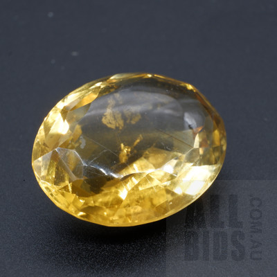 Large Facetted Citrine, 39cts 