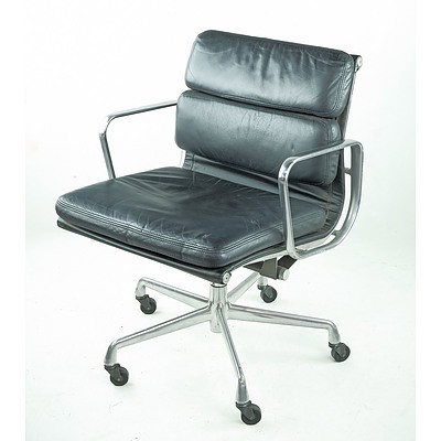 Genuine Eames Soft Pad Chair Manufactured by Herman Miller