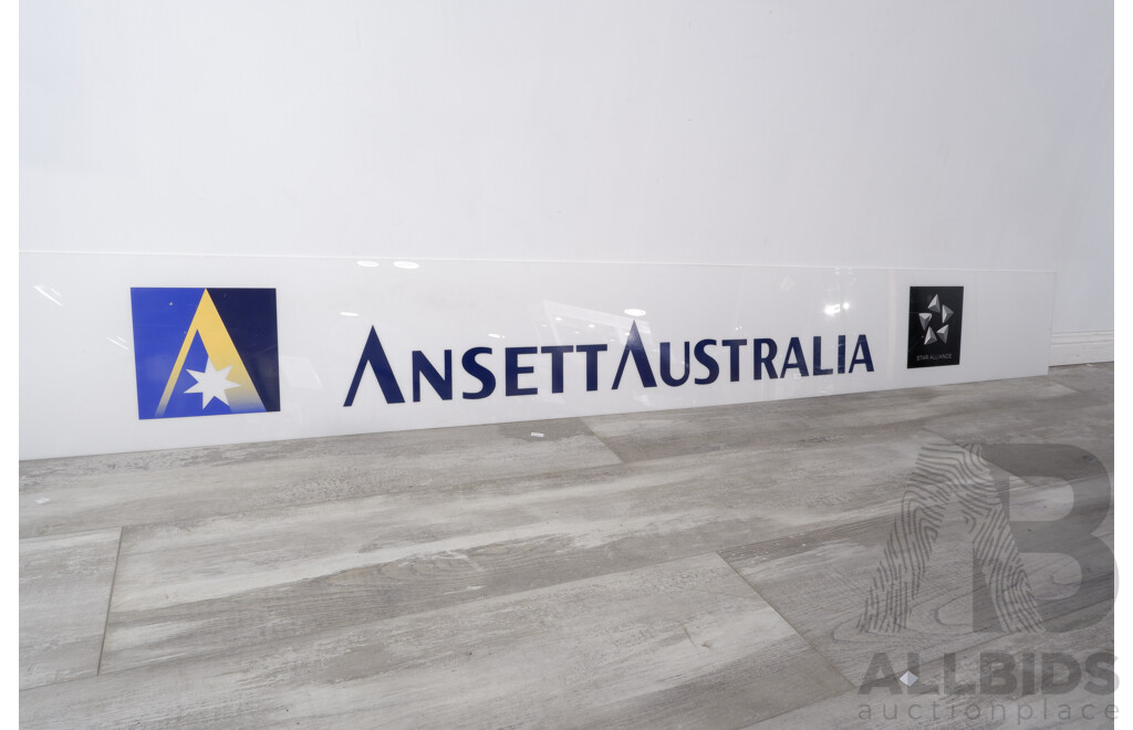 Large Ansett Star Alliance Acrylic Sign