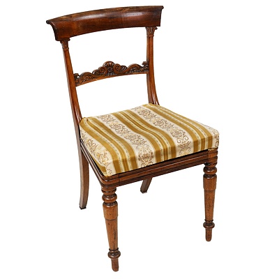William IV Brazilian Rosewood Side Chair Circa 1835