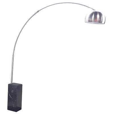 Castiglioni Style Adjustable ARCO Floor Lamp