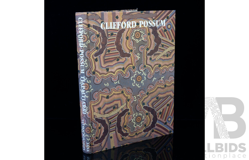 "Clifford Possum" by Vivien Johnson, Art Gallery of South Australia 2003, Hardcover.