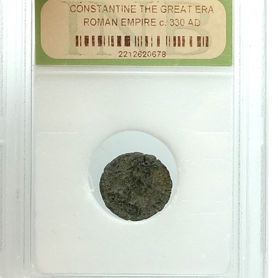 Sealed Roman Empire Coin