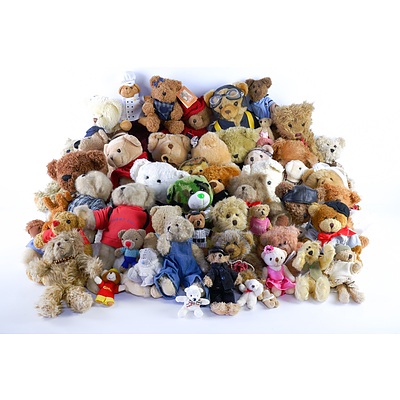 Two Boxes of Assorted Teddy Bears