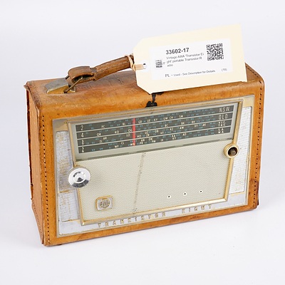 Vintage AWA 'Transistor Eight' portable Transistor Radio