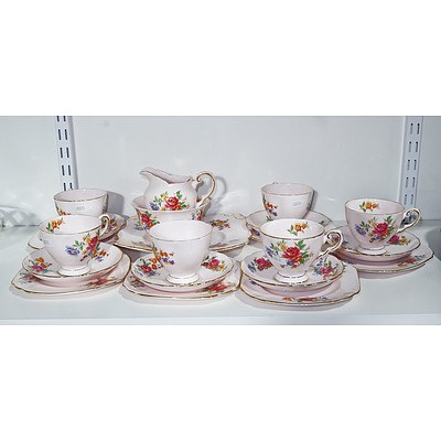 Tuscan Porcelain Tea Set for Six