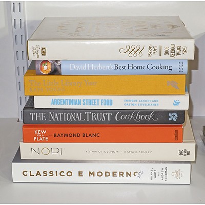 Eight Various Cooking Books