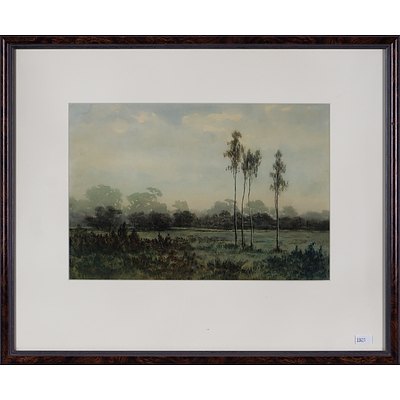 James Ashton (1859-1935) Unknown Landscape, Watercolour