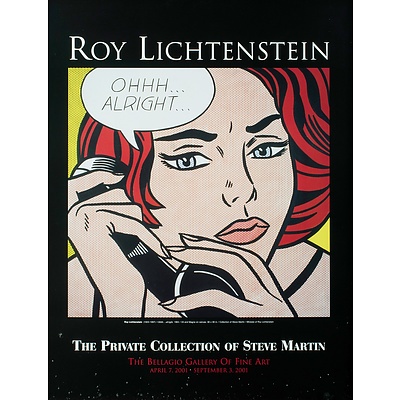 Two Roy Lichtenstein Pop Art Posters
