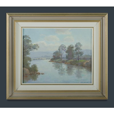 LANGKER Erik (1898-1982) 'Morning, Nepean River' 