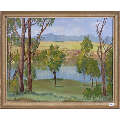 D. Surrie, River Scene, Oil on Canvasboard, Together with Another Oil Landscape Painting (2)
