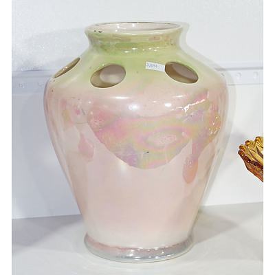Vintage Lustre Glazed Vase