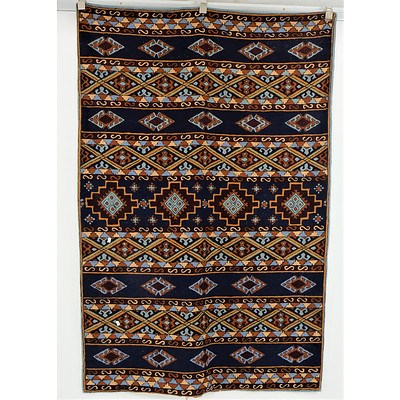 Persian Hand Made Embroidered Wool Kilim