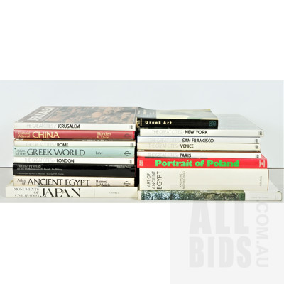 Quantity of Approximately 16 Books Relating to Art and International Destinations