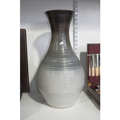 Large Decorative Glazed Urbanware Vase