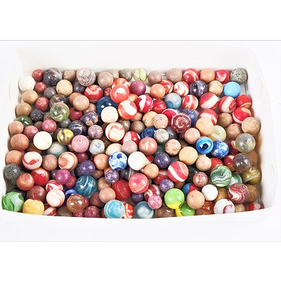 Collection of Vintage Marbles