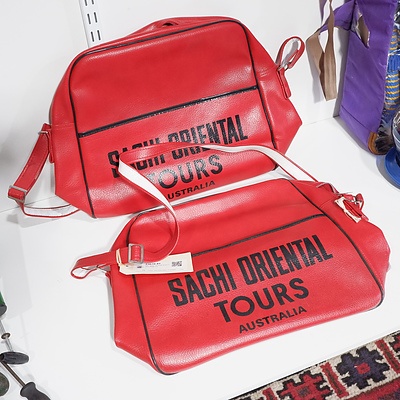 Two Sachi Oriental Tours Travel Bags (2)