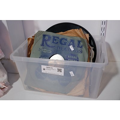 Collection of Vintage 78 rpm Records