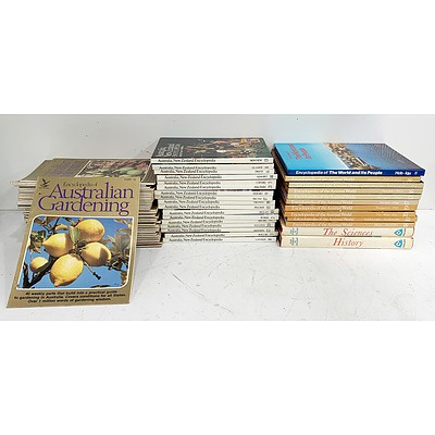 Large Collection of Encyclopedias Including Encyclopedia of Australian Gardening, Encyclopedia of Australia, New Zealand and More