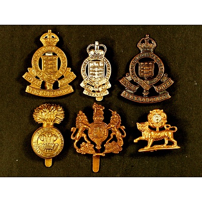 6x British Army Badges