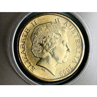 Australia 2009 Master Mintmark $1 Coin
