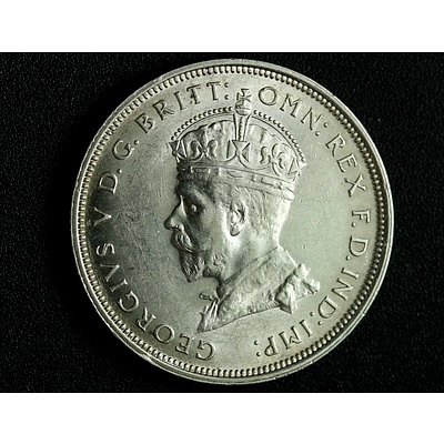 Australia 1927 Silver Florin Opening of Parliament House