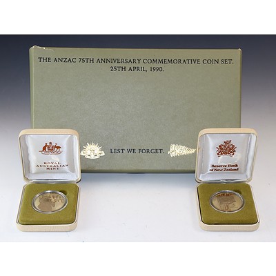 1990 ANZAC 75th Anniversary Medal Set
