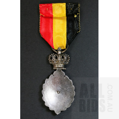 Belgium Award For Industrial and Agricultural Medal Silver Award