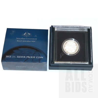 2013 20c Silver Proof Coin