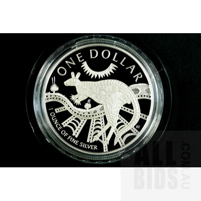 2003 $1 Silver Kangaroo Proof Coin