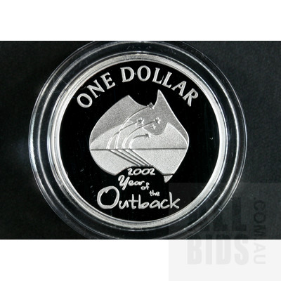 2002 $1 Silver Proof Coin - Year of the Outback
