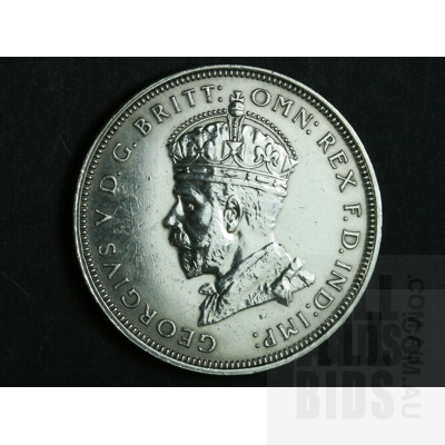 1927 Australian Florin Silver Coin - Opening of Canberra Parliament