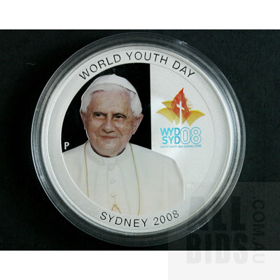 2008 World Youth Day Sydney 1oz Silver Proof Coin