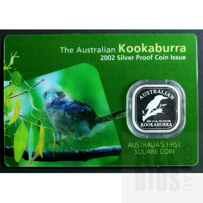 2002 Australian Kookaburra Silver Proof 50c Coin