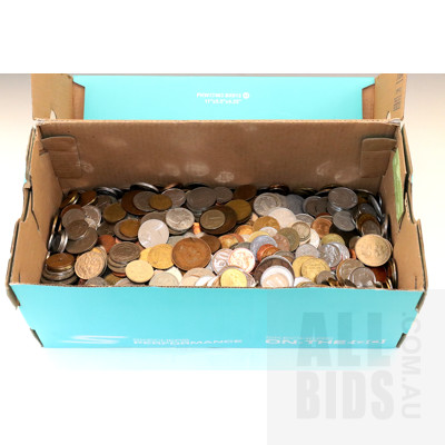 5.6kg Box of World Coins