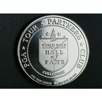PGA Tour Partners Club Payne Stewart Silver Coin