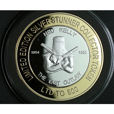 Ltd Edition Silver Stunner Coin - Ned Kelly 2