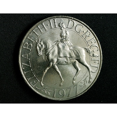 9 UK 1977 QEII Silver Jubilee Coins