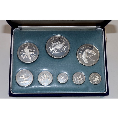 1974 Belize Sterling Silver Proof Coin Set