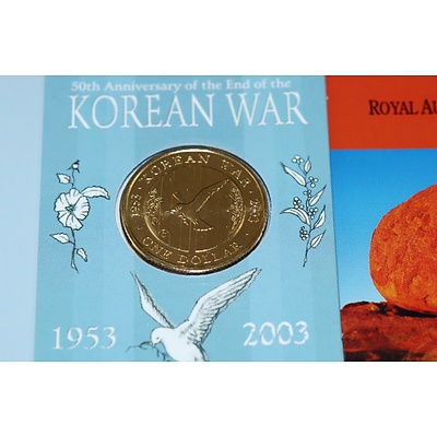 12x Australian $1 Coins - Commemoratives Korean War, Outback, Waltzing Matilda etc