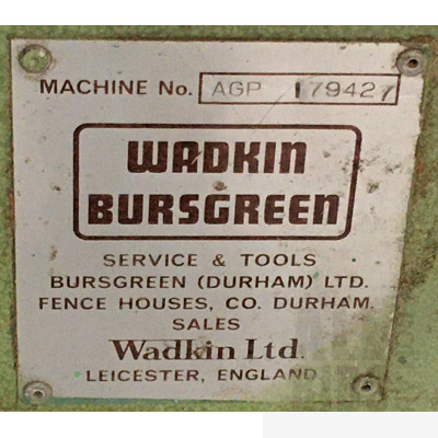 Wadkin Bursgreen AGP179427 Panel Master Panel Saw