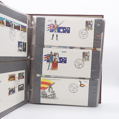 Large Collection of Australian First Day Covers in Folder