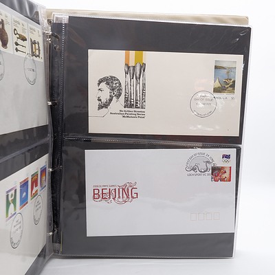 Large Collection of Australian First Day Covers in Folder and Slip Cover