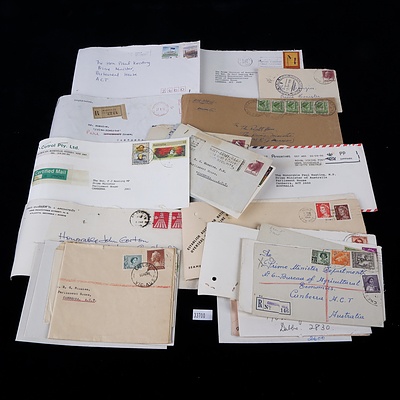 Collection of Covers Addressed to Australian Prime Ministers (30)