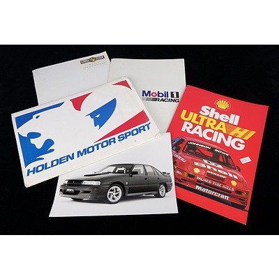 Four Holden and Ford V8 Supercar Press Information Kits