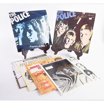 Quantity of Six Vinyl 12 Inch LP Records Including The Jam, The Beat, The Police and More