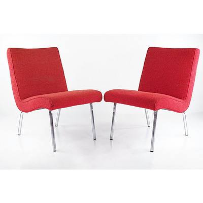 Pair of Walter Knoll Chairs Designed by Jens Risom