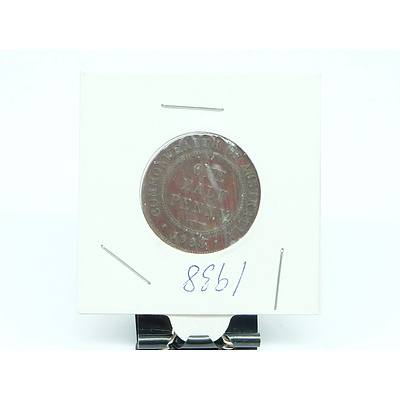 Australian 1938 Half Penny